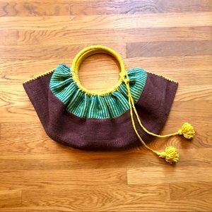 Handwoven tote bag